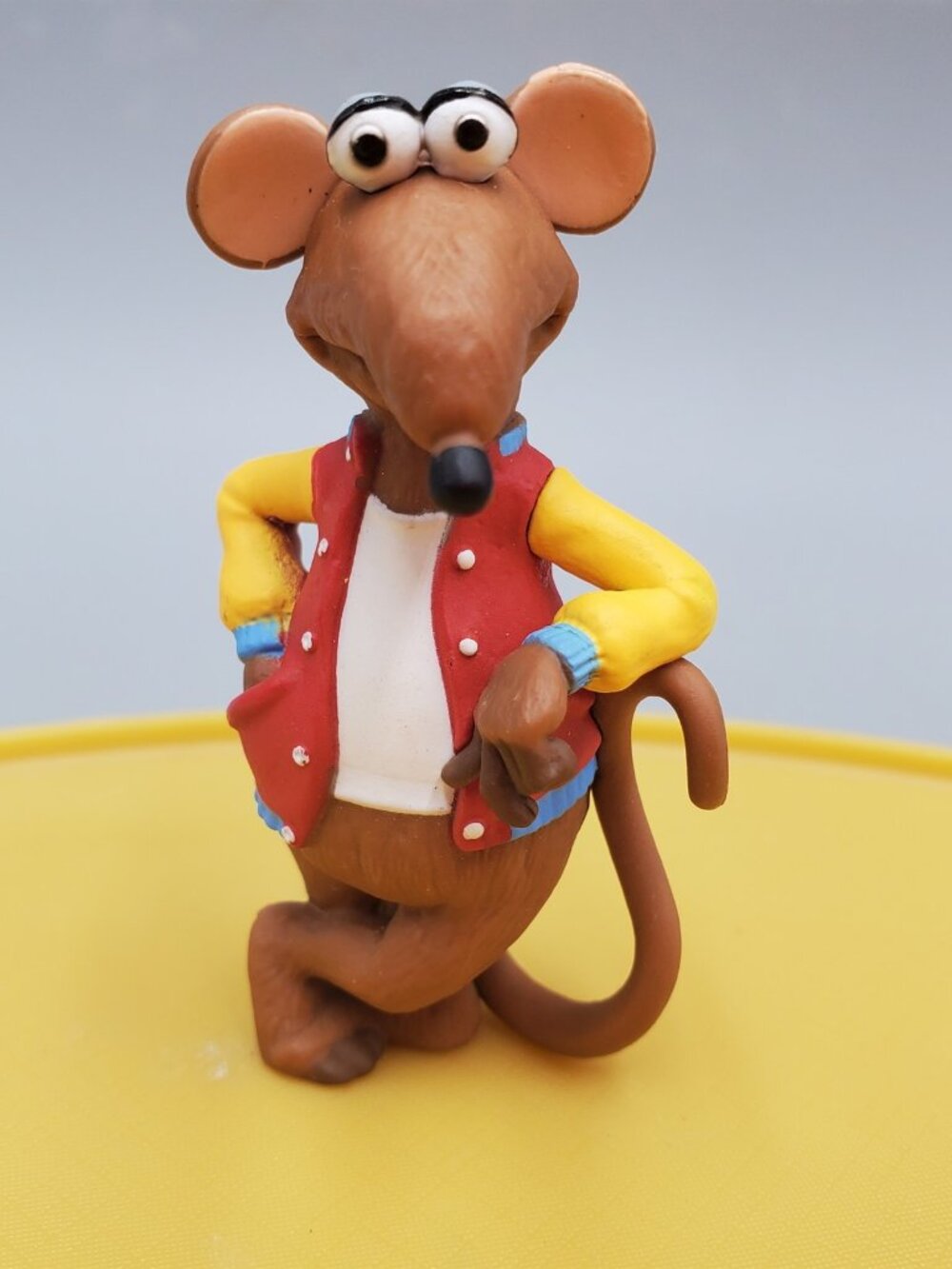 Disney Rizzo Rat Pvc Figure Muppets 2.5 inch Playset 2011 NWOP